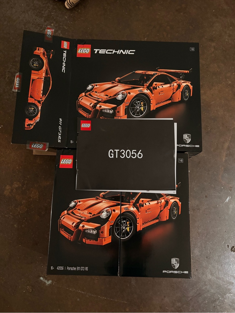 LEGO Technic Orange Porsche 911 GT3 RS Instruction Manuals Set